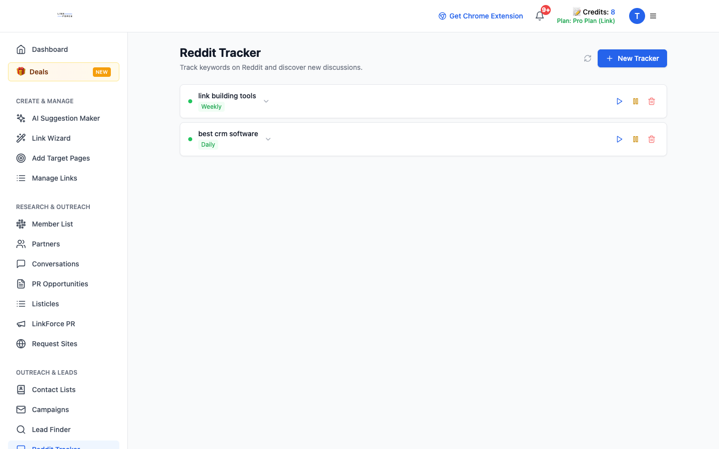 The Reddit tracker.