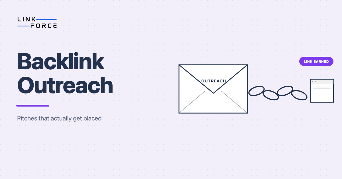 LinkForce featured image: backlink outreach