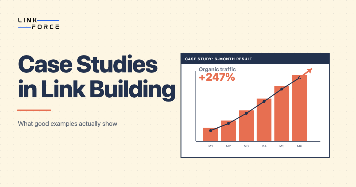 LinkForce featured image: link building case study