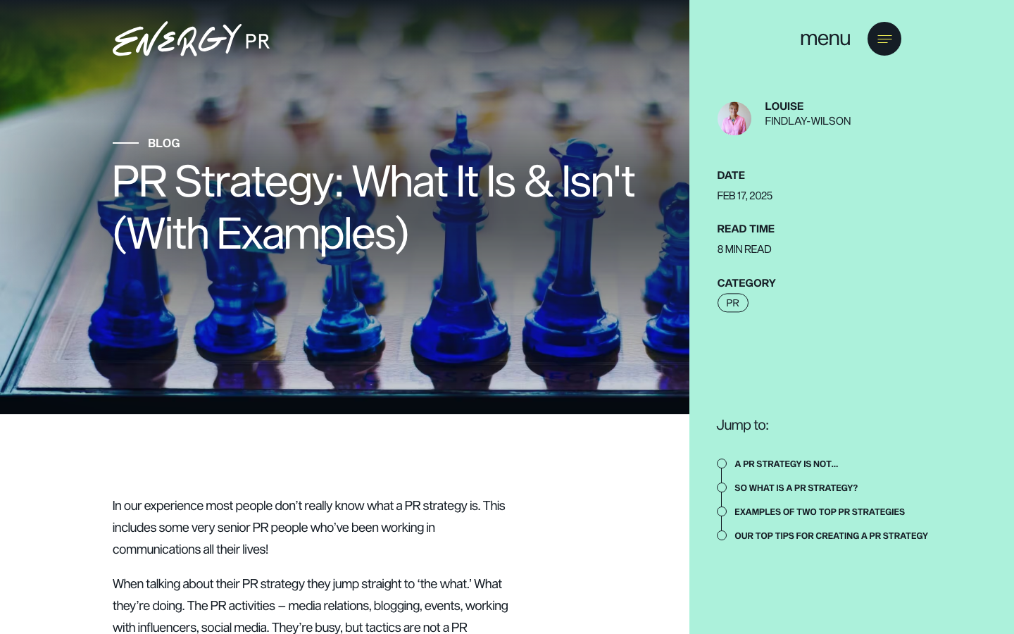 EnergyPR blog article on the BBC Training & Development PR strategy case study