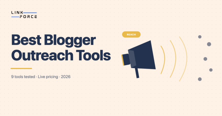 Best blogger outreach tools comparison 2026