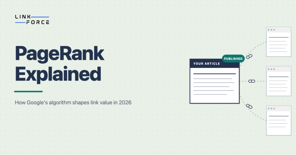 LinkForce featured image: PageRank Explained