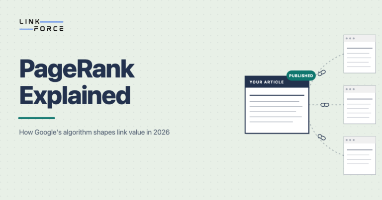LinkForce featured image: PageRank Explained