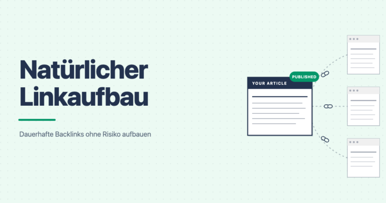 natürlicher linkaufbau