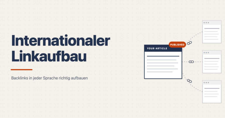 internationaler linkaufbau
