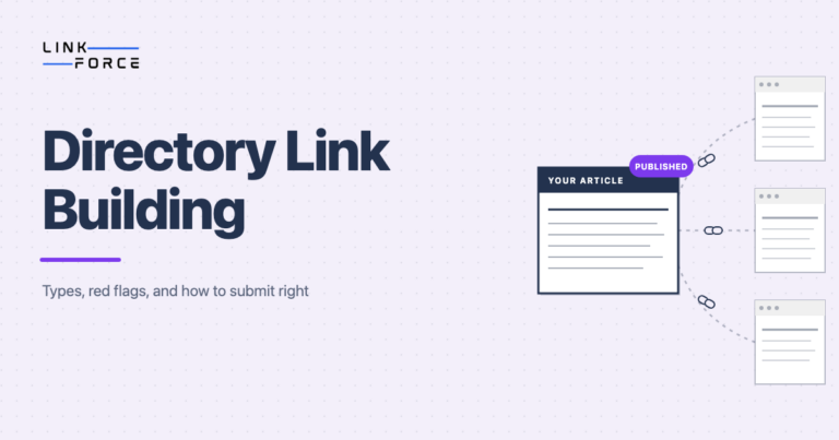 Directory Link Building: types, red flags, and how to submit right