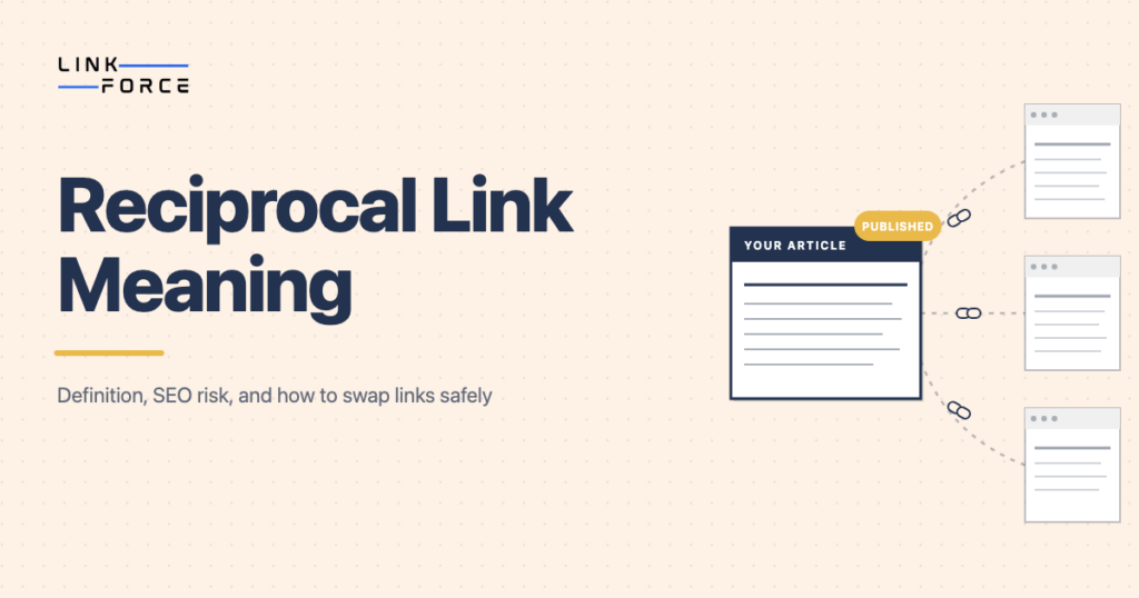 Reciprocal link meaning featured image