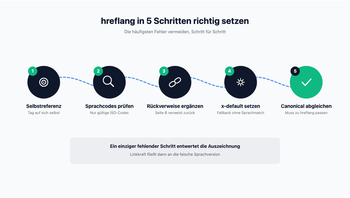hreflang für internationalen Linkaufbau in 5 Schritten korrekt implementieren