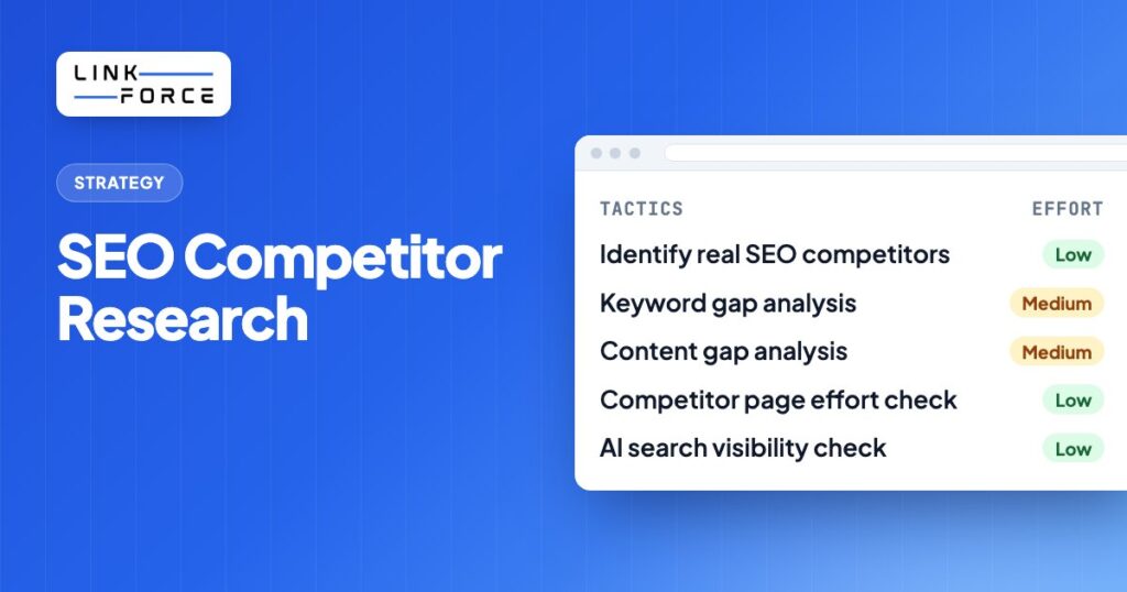 SEO Competitor Research: The Complete Guide to Finding and Closing Every Gap, featured image