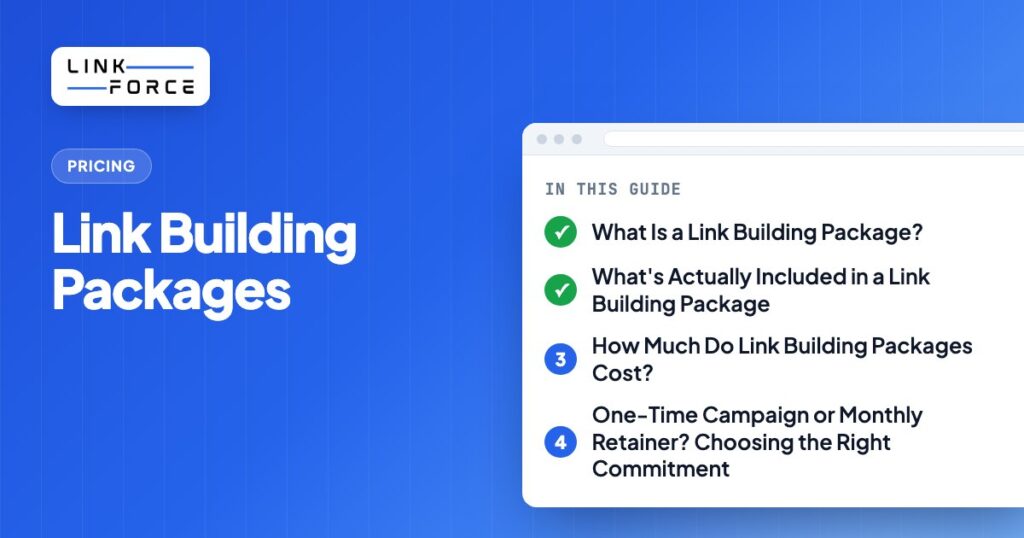 Link Building Packages: What Agencies Bundle and What to Check Before Buying, featured image